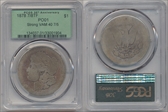 1878 7/8TF $1 Strong, VAM 40, 7/5 PO1